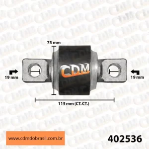 402536 Kit Reparo Barra de Reação Aplicado no Volvo B11