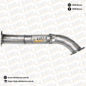 Tubo de Escape _ Escapamento - Aplicado em Mercedes O-500 UA - Com Abraçadeira - Padrão CDM (ES255.1) C463
